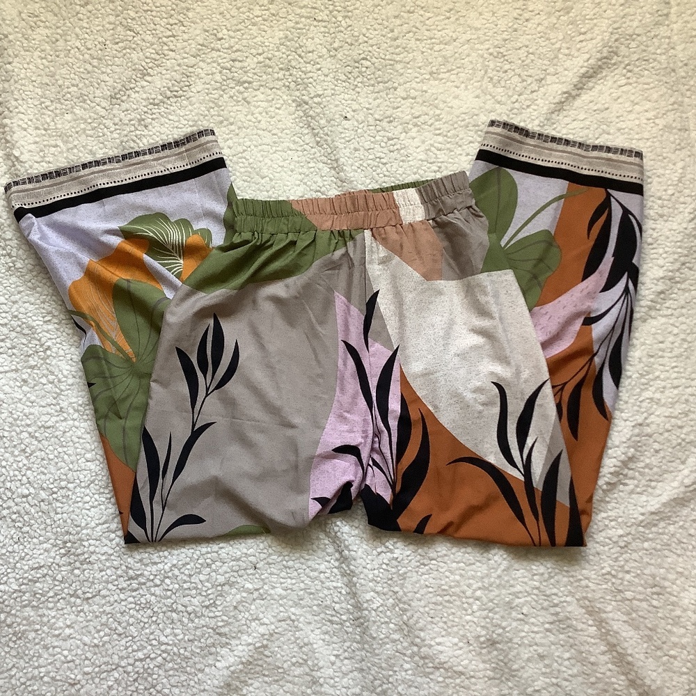Sweet Rain Multicolor Wide Leg Pants